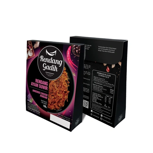 Kemasan Rendang Daging Ayam Suwir (150 g)