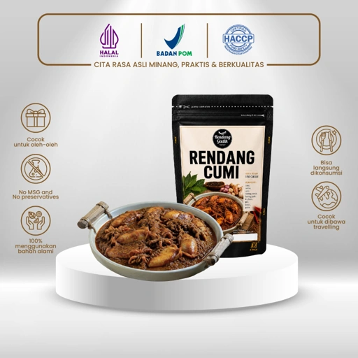 Kemasan Rendang Cumi (150gr)