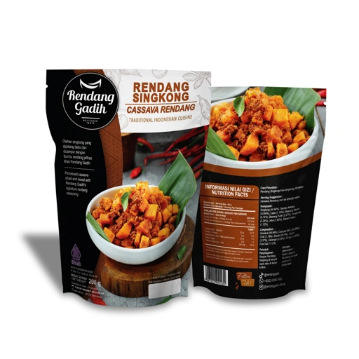 Kemasan Rendang Singkong (150 gram)