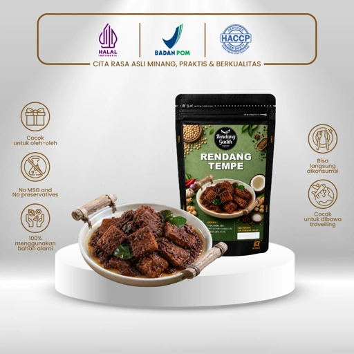 Kemasan Rendang Tempe (150gr)